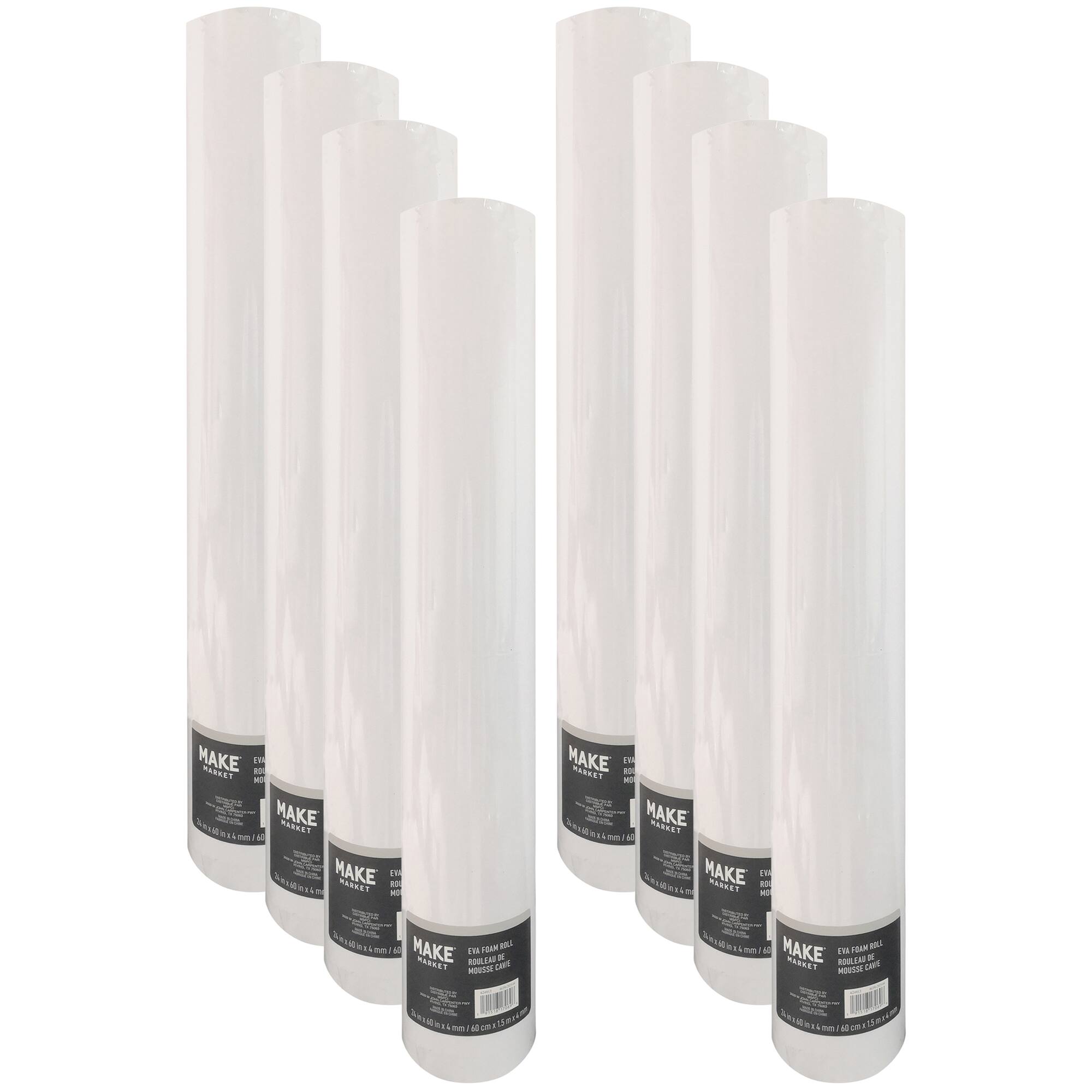 8 Pack: 4mm EVA Foam Roll by Make Market®